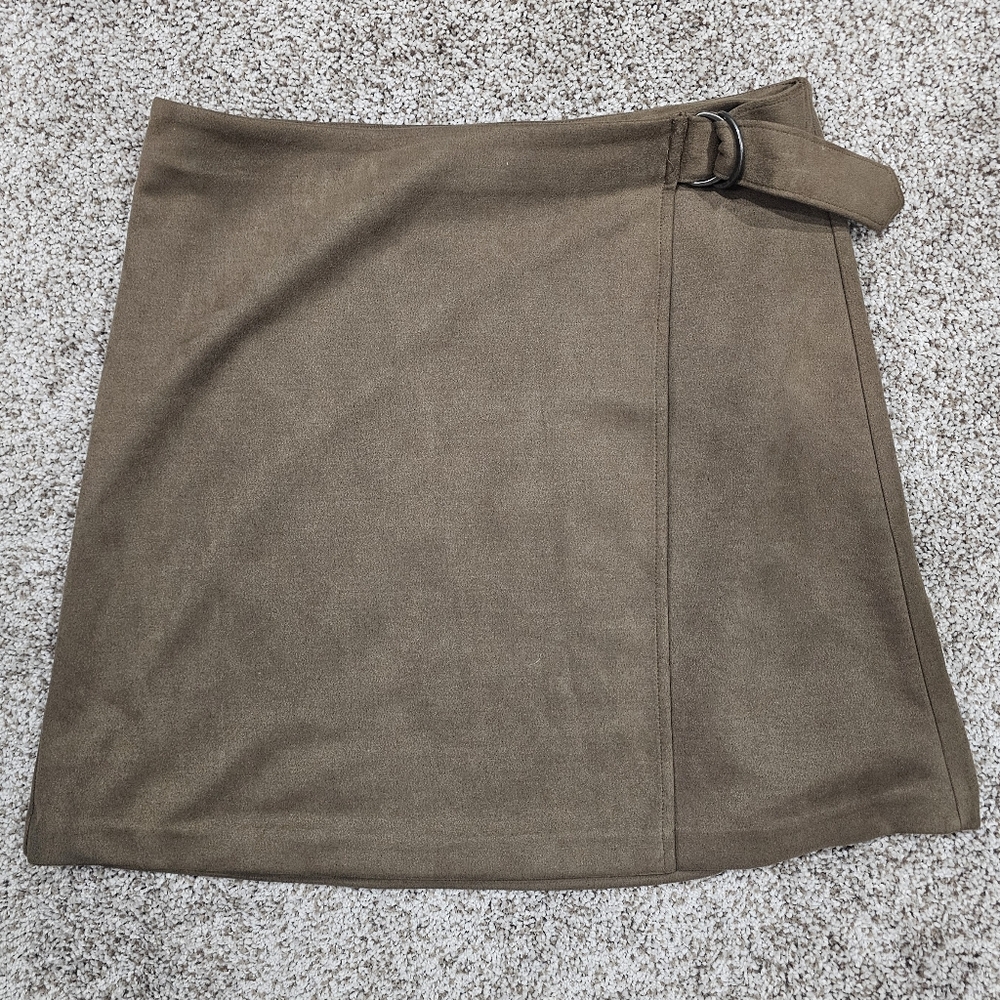 Banana Republic Brown Mini Skirt with Buckle